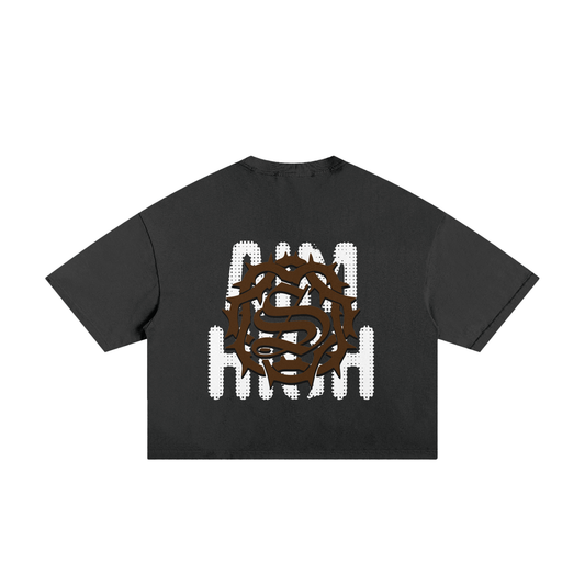 High Quality JesusCrown Boxy Tee